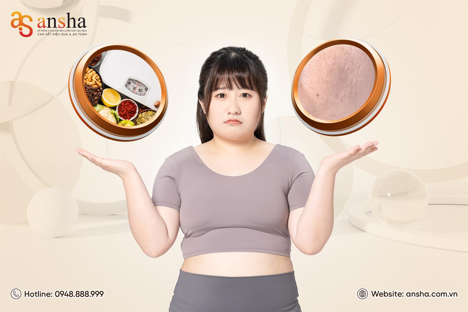 Giảm cân thế nào để vẫn có làn da đẹp?