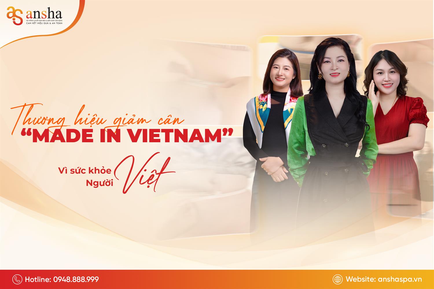 Thương hiệu giảm cân Ansha - 100% Made in Việt Nam