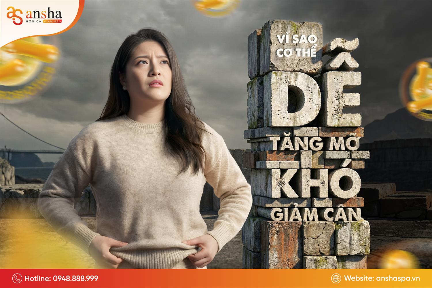 Vì sao cơ thể dễ tăng mỡ và khó giảm cân?