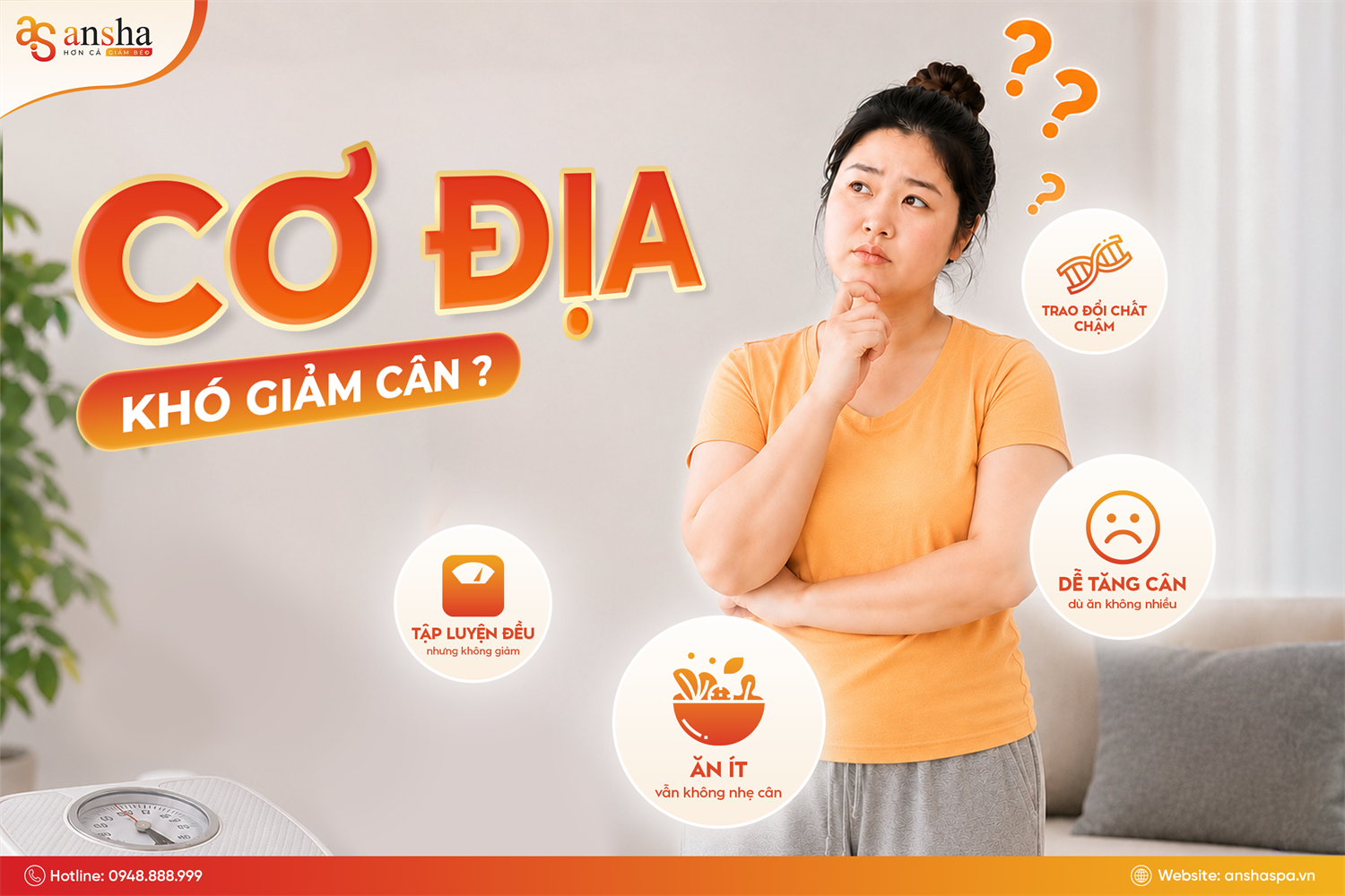 Có chắc rằng bạn thuộc “cơ địa khó giảm cân”?